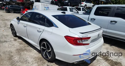 2022 Honda Accord Sport из США, поврежденный, VIN 1HGCV1F36NA016292